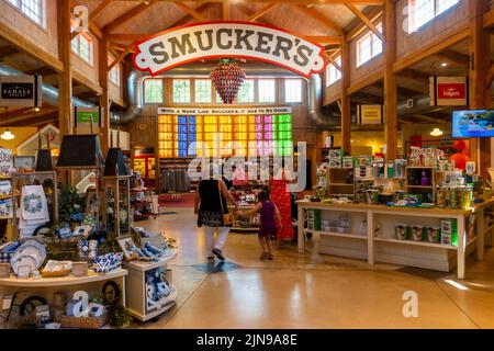 J M Smucker company store in Orrville Ohio Stock Photo