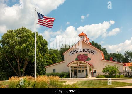 J M Smucker company store in Orrville Ohio Stock Photo