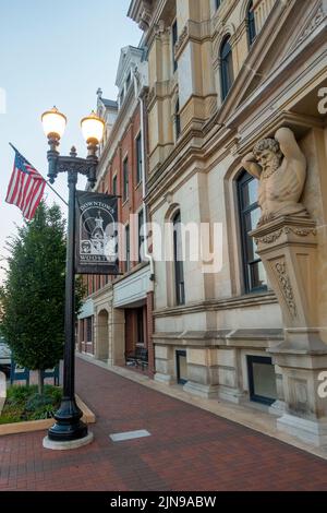 Wayne County Courthouse in downtown Wooster Ohio Stock Photo