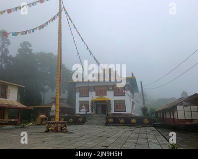 20 June 2022, India. Aritar Lake (Ghati-Tso) or Lampokhari Lake situated in the East Sikkim district of the Indian state of Sikkim. Stock Photo