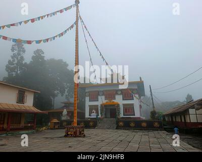 20 June 2022, India. Aritar Lake (Ghati-Tso) or Lampokhari Lake situated in the East Sikkim district of the Indian state of Sikkim. Stock Photo