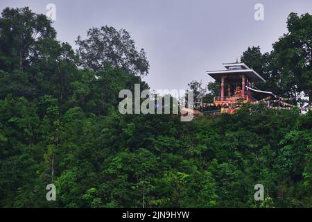 20 June 2022, India. Aritar Lake (Ghati-Tso) or Lampokhari Lake situated in the East Sikkim district of the Indian state of Sikkim. Stock Photo