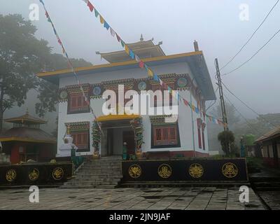 20 June 2022, India. Aritar Lake (Ghati-Tso) or Lampokhari Lake situated in the East Sikkim district of the Indian state of Sikkim. Stock Photo