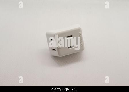 A Multi function socket (2pin) Stock Photo