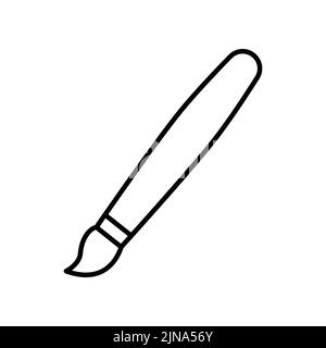 Painting tool icon. icon related to education. line icon style. Simple design editable Stock Vector