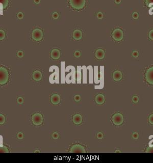 Virus, bacteria, coronavirus. Repeating vector pattern. Isolated light brown background. Flat style. Seamless medical ornament. Endless background. Stock Vector