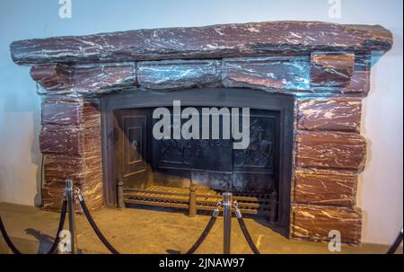 Fireplace given to Hitler by Mussolini in Kehlsteinhaus, Eagles Nest ...