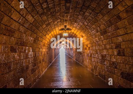 Tunnel leading to Kehlsteinhaus (Eagles Nest), Austria, Germany Stock Photo