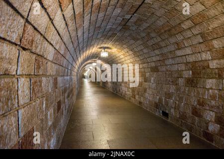 Tunnel leading to Kehlsteinhaus (Eagles Nest), Austria, Germany Stock Photo