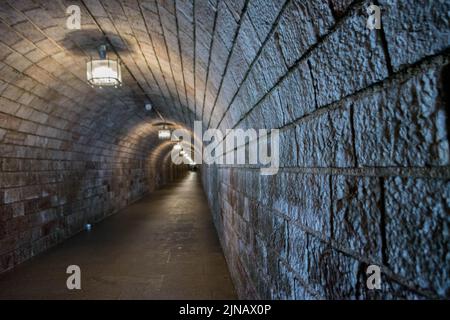 Tunnel leading to Kehlsteinhaus (Eagles Nest), Austria, Germany Stock Photo