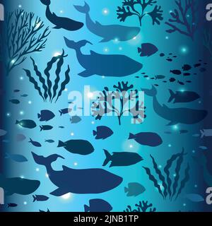 Beautiful underwater world with corals and tropical fish Stock Vector Image  & Art - Alamy