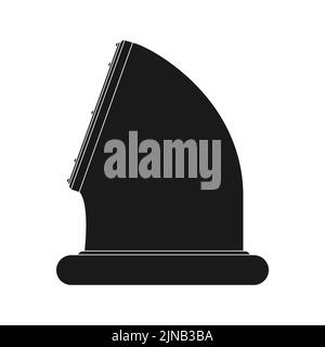 Air vent vector illustration icon conditioning solid black. Ventilation equipment conditioner wind and fan system isolated white Stock Vector