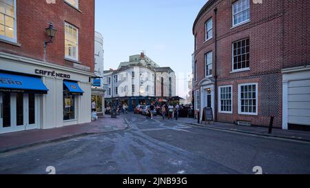 On the streets of Brighton Stock Photo