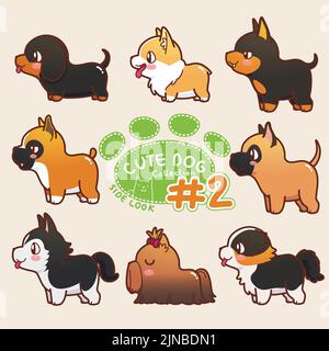 Cute Dog Collection 2 Stock Vector