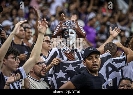 Fortaleza, Brazil. 10th Aug, 2022. CE - Fortaleza - 10/08/2022 - COPA SUL-AMERICANA 2022, CEARA X SAO PAULO - Torcida do Ceara durante partida contra Sao Paulo no estadio Arena Castelao pelo campeonato Copa Sul-Americana 2022. Foto: Lucas Emanuel/AGIF/Sipa USA Credit: Sipa USA/Alamy Live News Stock Photo