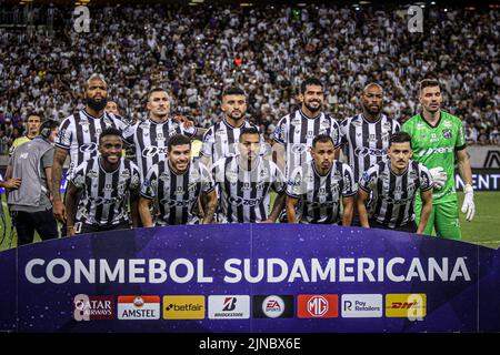 Fortaleza, Brazil. 10th Aug, 2022. CE - Fortaleza - 10/08/2022 - COPA SUL-AMERICANA 2022, CEARA X SAO PAULO - Jogadores do Ceara posam para foto antes na partida contra Sao Paulo no estadio Arena Castelao pelo campeonato Copa Sul-Americana 2022. Foto: Lucas Emanuel/AGIF/Sipa USA Credit: Sipa USA/Alamy Live News Stock Photo