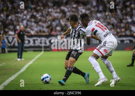 Fortaleza, Brazil. 10th Aug, 2022. CE - Fortaleza - 10/08/2022 - COPA SUL-AMERICANA 2022, CEARA X SAO PAULO - Lima jogador do Ceara durante partida contra o Sao Paulo no estadio Arena Castelao pelo campeonato Copa Sul-Americana 2022. Foto: Lucas Emanuel/AGIF/Sipa USA Credit: Sipa USA/Alamy Live News Stock Photo