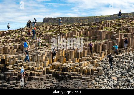 Giant's Causeway, near Bushmills, Antrim, Northern Ireland Stock Photo