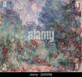 The Artist's House Seen from the Rose Garden by Claude Monet 5103 Stock Photo