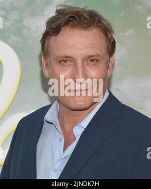 Los Angeles, USA. 10th Aug, 2022. Oliver Masucci arrives at the Netflix's DAY SHIFT World Premiere held at the Regal LA Live in Los Angeles, CA on Wednesday, ?August 10, 2022. (Photo By Sthanlee B. Mirador/Sipa USA) Credit: Sipa USA/Alamy Live News Stock Photo