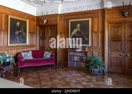 Interior of Lanhydrock House near Bodmin in Cornwall, England, Uk Stock ...
