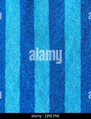 blue towel texture, abstract background Stock Photo