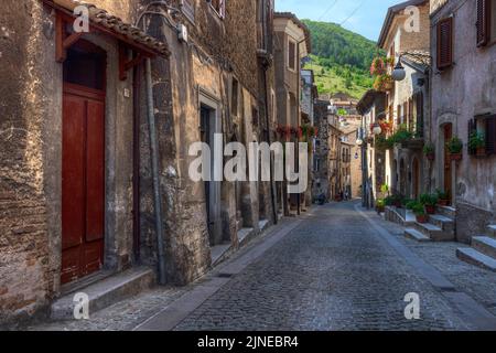 Scanno, Aquila, Abruzzo, Italy Stock Photo