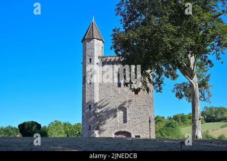 The Chateau of Margaret of Burgundy - Queen of France, Couches FR Stock Photo