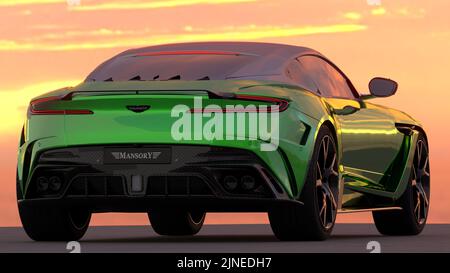 Aston Martin DB11 Mansory Stock Photo