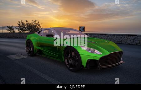 Aston Martin DB11 Mansory Stock Photo
