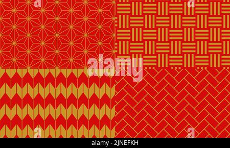 Japanese pattern: hemp leaf, mizashiri, yagasuri, higaki translation ...