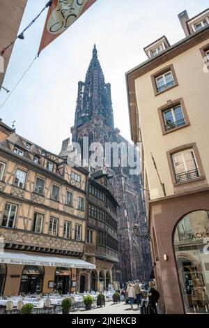 Notre Dame Cathedral, Strasbourg Stock Photo