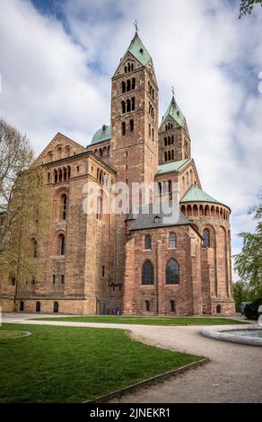 East end of Speyer Cathedral Stock Photo