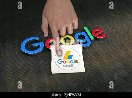 Googlelj google adsense, google backgrounds Stock Photo - Alamy