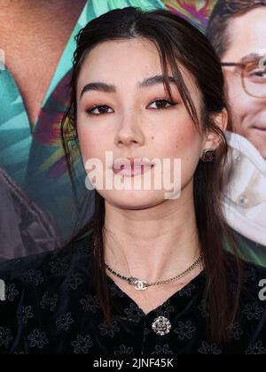 Natasha Liu Bordizzo arrives at the Netflix's DAY SHIFT World Premiere