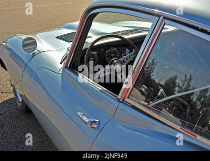E Type Jaguar fastback Stock Photo