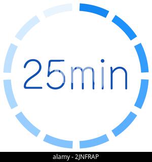 Estimated time required icon vector illustration Stock Vector