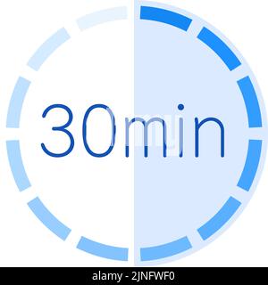 Estimated time required icon vector illustration Stock Vector