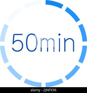Estimated time required icon vector illustration Stock Vector