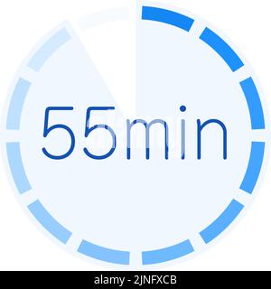 Estimated time required icon vector illustration Stock Vector
