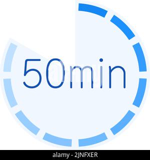Estimated time required icon vector illustration Stock Vector