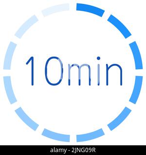 Estimated time required icon vector illustration Stock Vector
