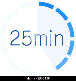 Estimated time required icon vector illustration Stock Vector