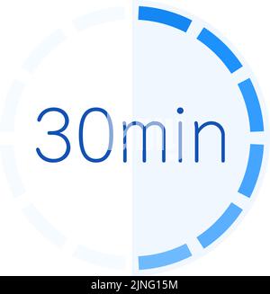 Estimated time required icon vector illustration Stock Vector
