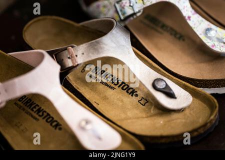 Birkenstock logo hi-res photography and images - Alamy