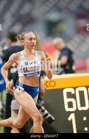 Gabriela GAJANOVÁ participating in the 800 meters at the Doha 2019