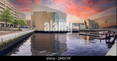 New England Aquarium in Boston Stock Photo