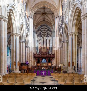 Beverley Minster in the East Riding of Yorkshire Stock Photo