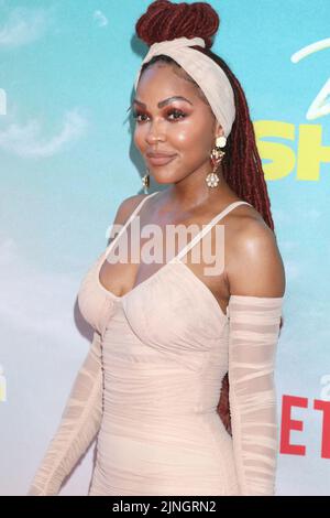 Megan Good Los Angeles premiere of 'Total Recall' at Grauman's Chinese