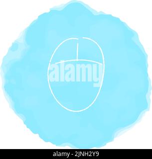 Handwritten simple icon illustration: mouse Stock Vector Image & Art ...